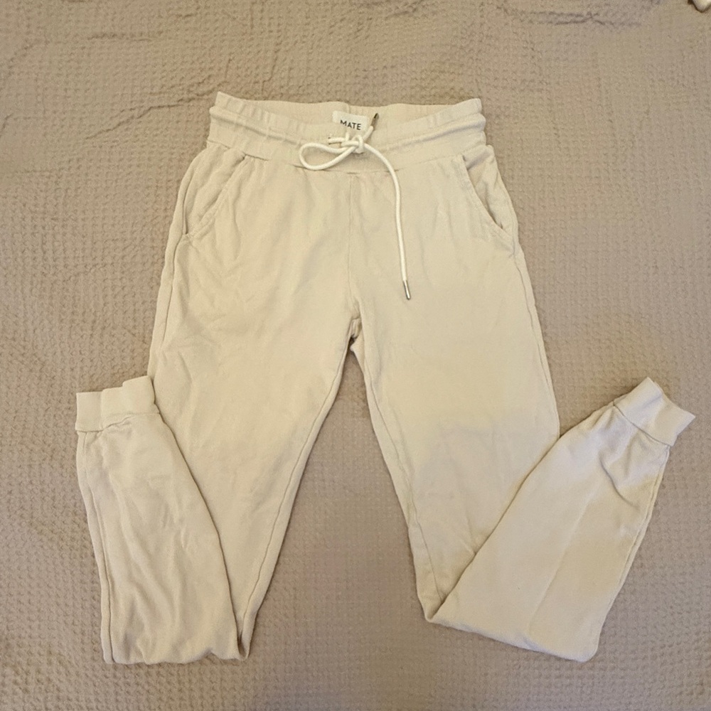 MATE the Label Cream Joggers